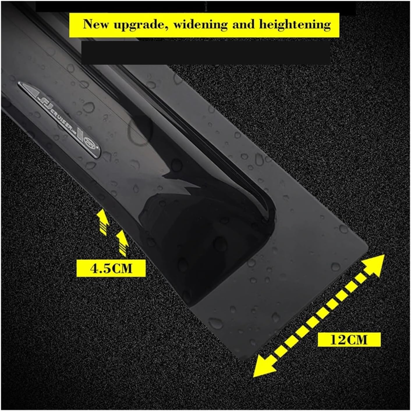 と互換性がある トヨタ FJ クルーザー用ウィンドウサンベントバイザー